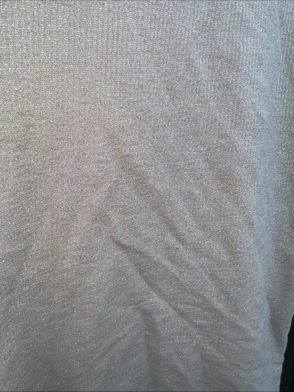 Guess Taupe lightweight Zip-Front Jacket with silvery shimmery threads - Picture 7 of 11